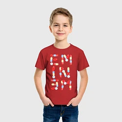 Футболка хлопковая детская Eminem Pils, цвет: красный — фото 2