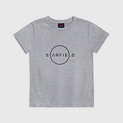 Футболка хлопковая детская Starfield, цвет: меланж
