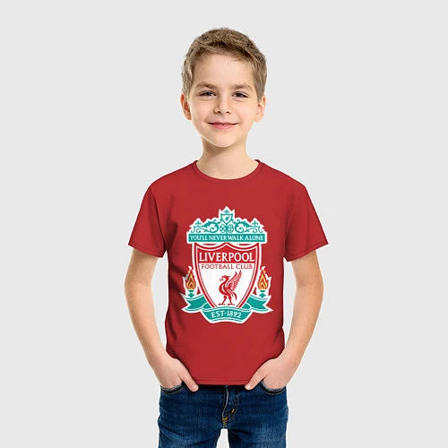 Детская футболка Liverpool FC / Красный – фото 3