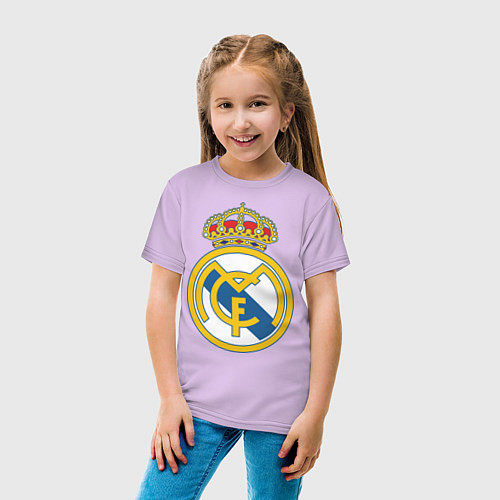 Детская футболка Real Madrid FC / Лаванда – фото 4