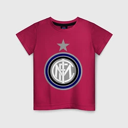 Футболка хлопковая детская Inter FC, цвет: маджента