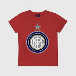 Футболка хлопковая детская Inter FC, цвет: красный