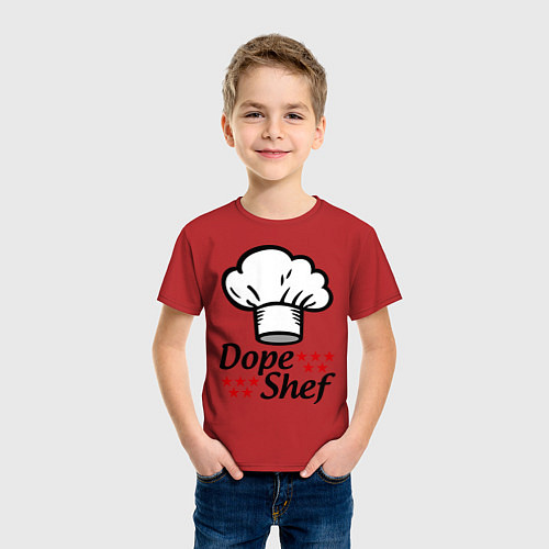 Детская футболка World Dope Shef / Красный – фото 3