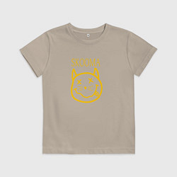 Футболка хлопковая детская TES: Skooma, цвет: миндальный