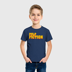 Футболка хлопковая детская Pulp Fiction, цвет: тёмно-синий — фото 2