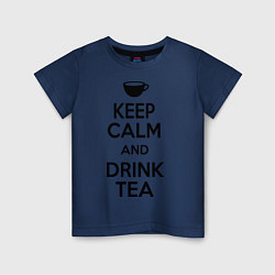 Детская футболка Keep Calm & Drink Tea