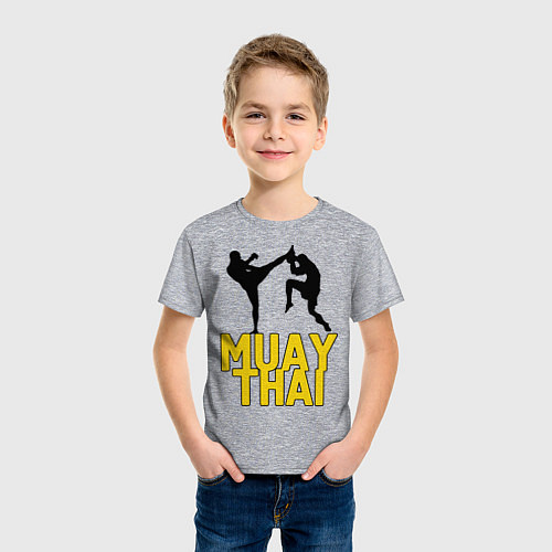 Детская футболка Muay Thai / Меланж – фото 3