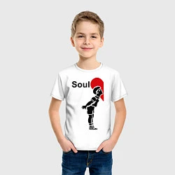 Футболка хлопковая детская Soul Mate: Boy, цвет: белый — фото 2