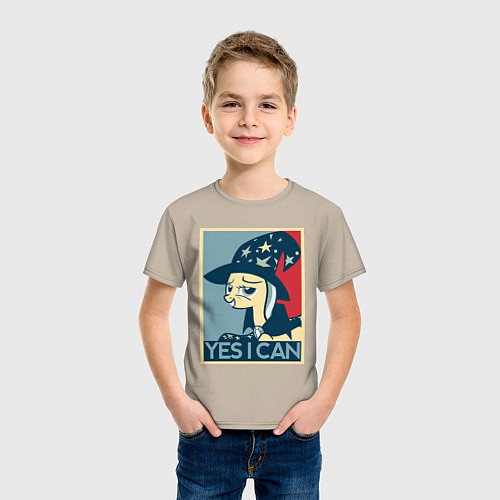 Детская футболка MLP: Yes I Can / Миндальный – фото 3