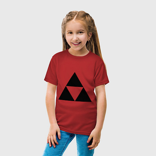 Детская футболка Three Force / Красный – фото 4