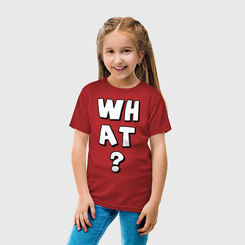 Детская футболка WH-AT / Красный – фото 4