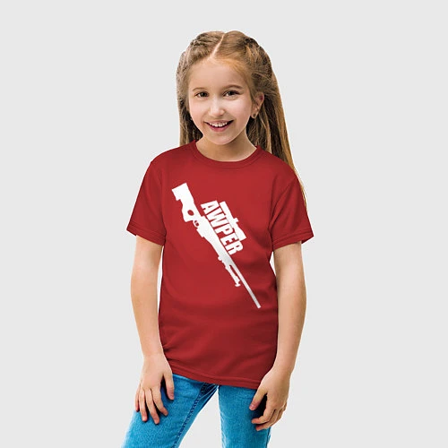 Детская футболка AWPER / Красный – фото 4