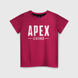 Футболка хлопковая детская Apex Legends, цвет: маджента