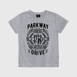 Футболка хлопковая детская Parkway Drive: Australia, цвет: меланж