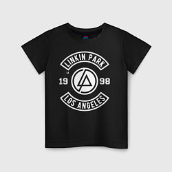 Футболка хлопковая детская Linkin Park: Los Angeles 1998, цвет: черный