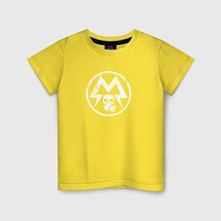 Футболка хлопковая детская Metro: Sparta Warriors, цвет: желтый