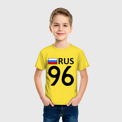 Футболка хлопковая детская RUS 96, цвет: желтый — фото 2