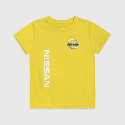 Футболка хлопковая детская NISSAN, цвет: желтый