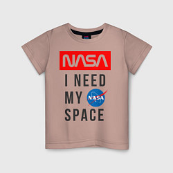 Детская футболка Nasa i need my space