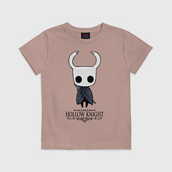 Футболка хлопковая детская Hollow Knight, цвет: пыльно-розовый