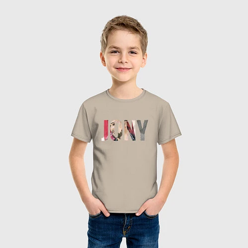 Детская футболка Jony Аллея / Миндальный – фото 3