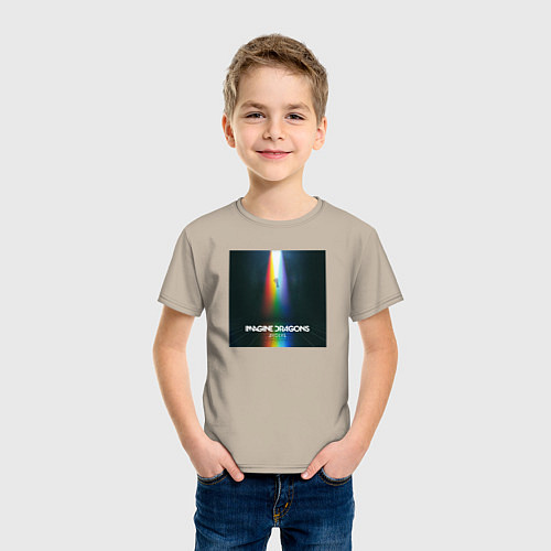 Детская футболка IMAGINE DRAGONS / Миндальный – фото 3
