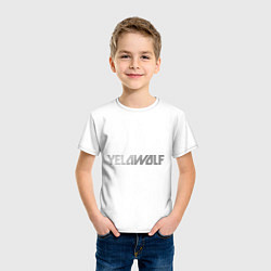 Футболка хлопковая детская Yelawolf metalic, цвет: белый — фото 2