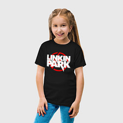 Футболка хлопковая детская LINKIN PARK, цвет: черный — фото 2