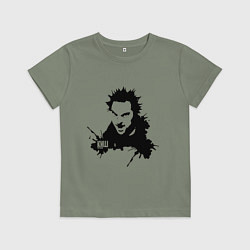 Футболка хлопковая детская Король и шут, цвет: авокадо