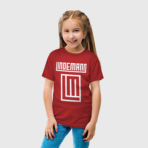 Детская футболка LINDEMANN / Красный – фото 4