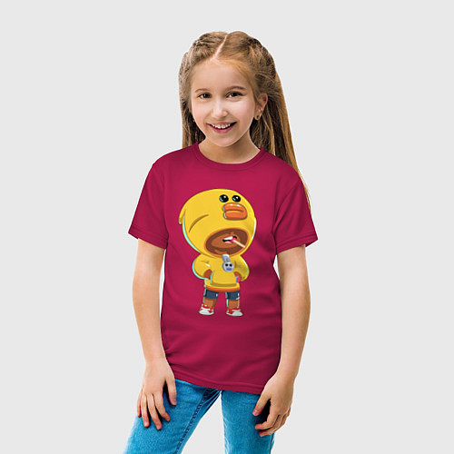 Детская футболка BRAWL STARS SALLY LEON / Маджента – фото 4