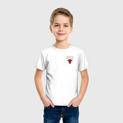Футболка хлопковая детская CHICAGO BULLS, цвет: белый — фото 2