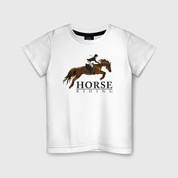 Детская футболка HORSE RIDING