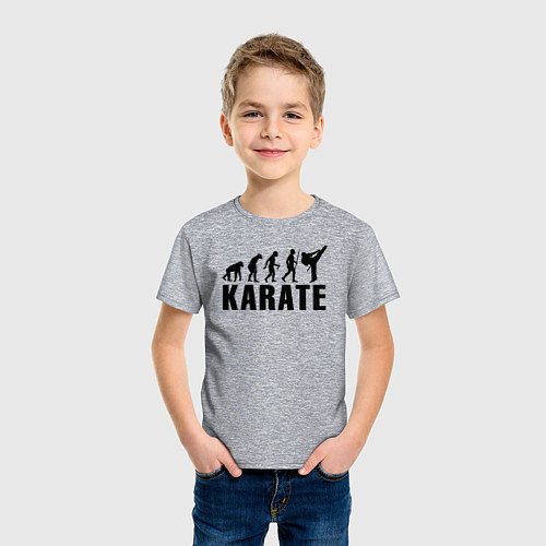 Детская футболка Karate Evolution / Меланж – фото 3