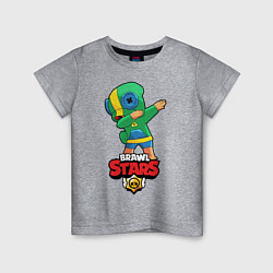 Детская футболка Brawl Stars Leon, Dab