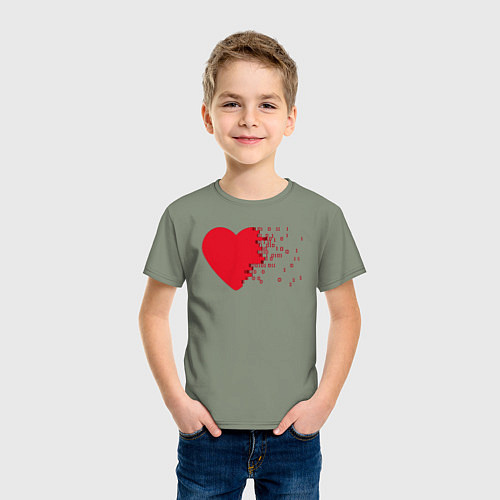 Детская футболка Сердце / Авокадо – фото 3