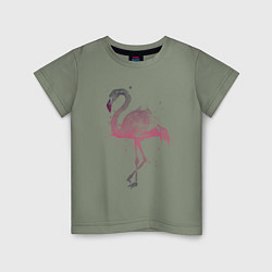 Футболка хлопковая детская Flamingo, цвет: авокадо