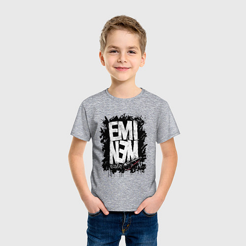 Детская футболка EMINEM / Меланж – фото 3