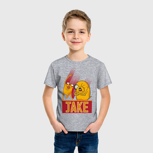 Детская футболка JAKE / Меланж – фото 3