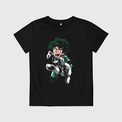 Футболка хлопковая детская Моя Геройская Академия, цвет: черный