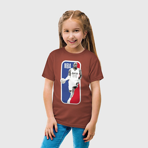 Детская футболка NBA Kobe Bryant / Кирпичный – фото 4