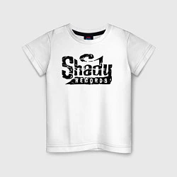Футболка хлопковая детская Eminem Slim Shady, цвет: белый