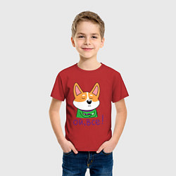 Футболка хлопковая детская Ой, всё!, цвет: красный — фото 2