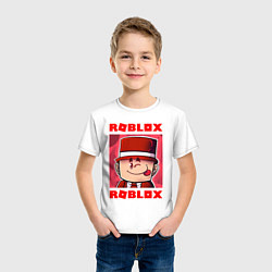 Футболка хлопковая детская ROBLOX, цвет: белый — фото 2