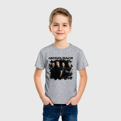 Детская футболка Nickelback / Меланж – фото 3
