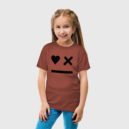 Детская футболка LOVE DEATH ROBOTS LDR / Кирпичный – фото 4