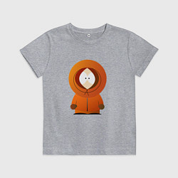 Футболка хлопковая детская ЮЖНЫЙ ПАРК, цвет: меланж