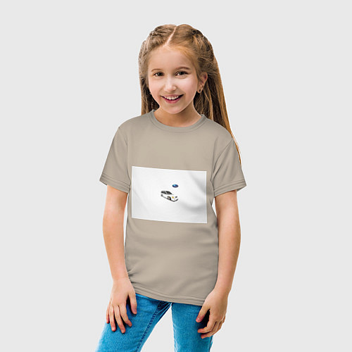 Детская футболка SUBARU / Миндальный – фото 4