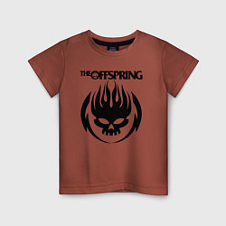 Футболка хлопковая детская THE OFFSPRING, цвет: кирпичный