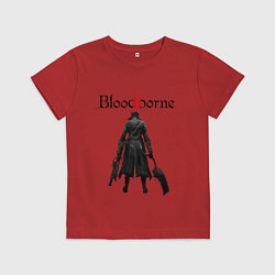 Футболка хлопковая детская Bloodborne, цвет: красный